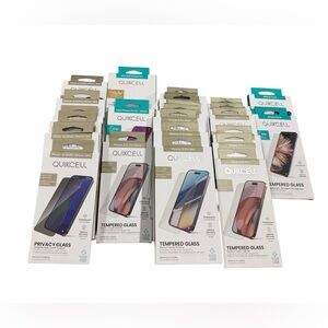 Iphone Tempered Glass Screen Protectors  Bundle Mixed Models Lot of 25